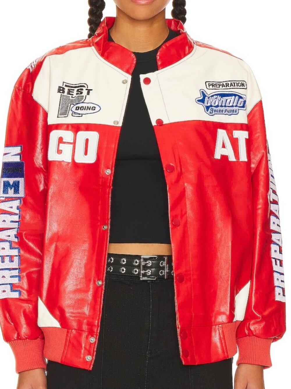 Red Varsity Racing Jacket “Best 17” | Size S | Statement Piece